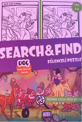 Search&Find Eğlenceli Puzzle 5 - 6 Yaş