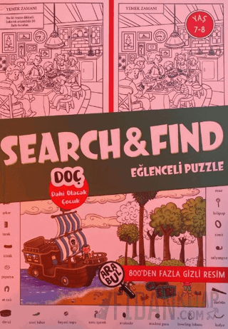 Search & Find Eğlenceli Puzzle 7 - 8 Yaş