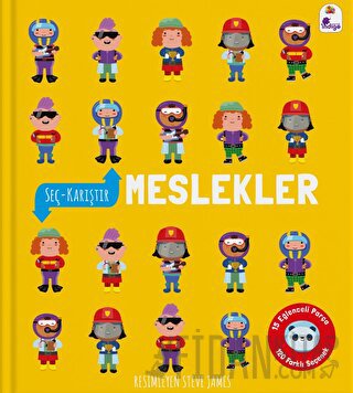 Seç - Karıştır: Meslekler (15 Eğlenceli Parça, 120 Farklı Seçenek) (Ciltli)