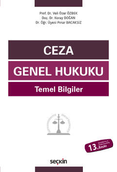 Ceza Genel Hukuku Temel Bilgiler Veli Özer Özbek