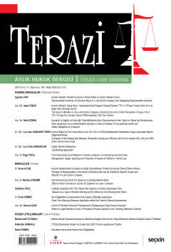 Terazi Aylık Hukuk Dergisi Sayı: 164 Nisan 2020 Mutlu Dinç