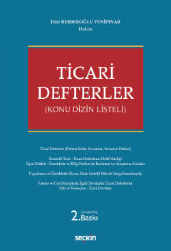 Ticari Defterler &#40;Konu Dizin Listeli&#41; Filiz Berberoğlu Yenipın