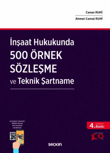İnşaat Hukukunda 500 Örnek Sözleşme ve Teknik Şartname Canan Ruhi