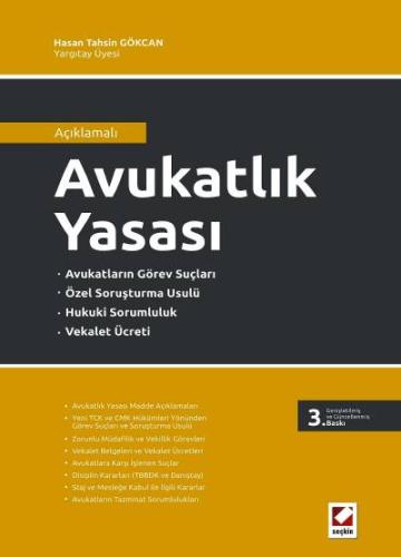 AçıklamalıAvukatlık Yasası Hasan Tahsin Gökcan