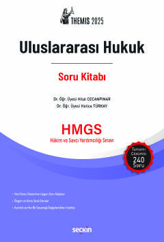 THEMIS – Uluslararası Hukuk Soru Kitabı Hilal Cecanpınar