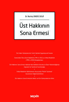 Üst Hakkının Sona Ermesi Nurtaç Endes Selvi