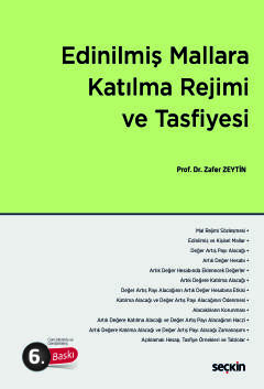 Edinilmiş Mallara Katılma Rejimi ve Tasfiyesi Zafer Zeytin
