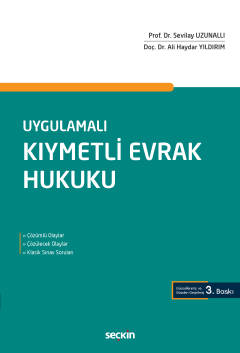 UygulamalıKıymetli Evrak Hukuku Sevilay Uzunallı