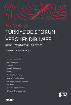 Tüm YönleriyleTürkiye&#39;de Sporun Vergilendirilmesi Kanun – Yargı Ka