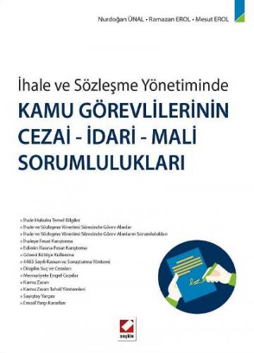 İhale ve Sözleşme YönetimindeKamu Görevlilerinin Cezai–İdari–Mali Soru