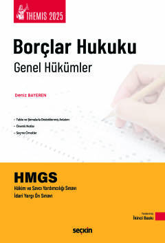 THEMIS – Borçlar Hukuku Genel Hükümler Konu Kitabı Deniz Bayeren