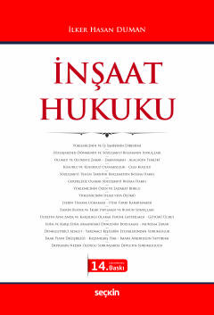 İnşaat Hukuku İlker Hasan Duman