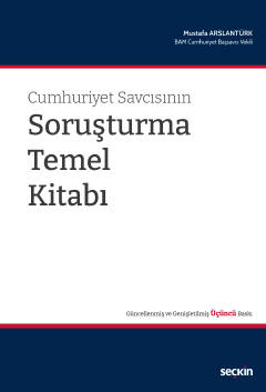 Cumhuriyet Savcısının Soruşturma Temel Kitabı Mustafa Arslantürk