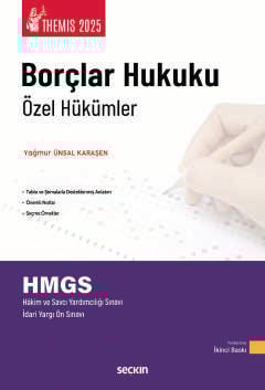 THEMIS – Borçlar Hukuku Özel Hükümler Konu Kitabı Yağmur Ünsal Karaşen