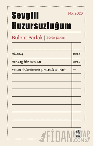 Sevgili Huzursuzluğum (Ciltli)