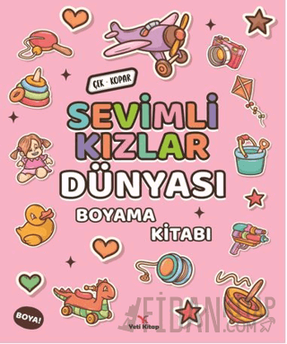 Sevimli Kızlar Dünyası Boyama Kitabı