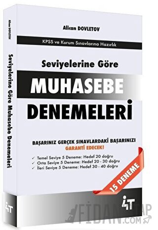 Seviyelerine Göre Muhasebe Denemeleri Alican Dovletov