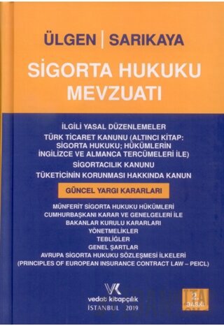 Sigorta Hukuku Mevzuatı (Ciltli)