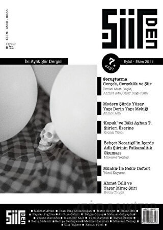 Şiirden İki Aylık Şiir Dergisi Sayı: 7