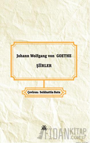 Şiirler Johann Wolfgang von Goethe