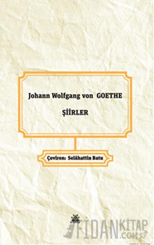 Şiirler Johann Wolfgang von Goethe