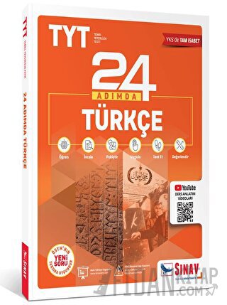 TYT Türkçe 24 Adımda Konu Anlatımlı Soru Bankası