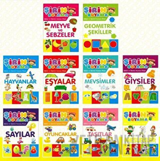 Şirin Boyama (10 Kitap Takım)