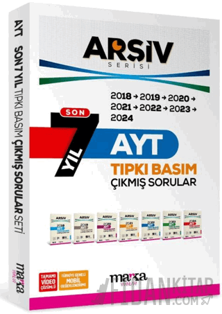 Son 7 Yıl AYT Arşiv Serisi Çıkmış Sorular Tamamı Video Çözümlü