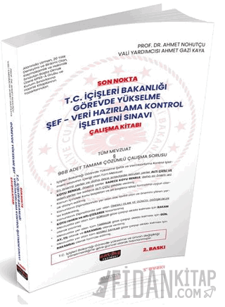 Son Nokta İçişleri Bakanlığı GYS Sınavı Çalışma Kitabı