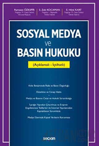 Sosyal Medya ve Basın Hukuku (Ciltli)