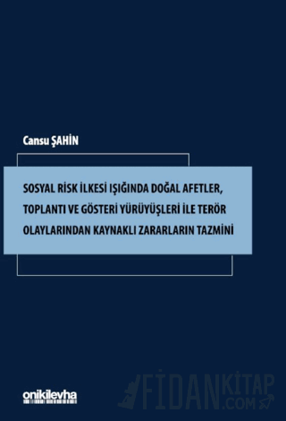 Sosyal Risk İlkesi Işığında Doğal Afetler, Toplantı ve Gösteri Yürüyüşleri ile Terör Olaylarından Kaynaklı Zararların Tazmini