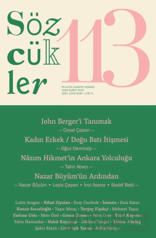 Sözcükler Dergisi 113. Sayı Ocak - Şubat 2025