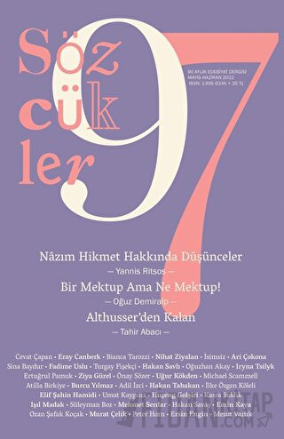 Sözcükler Dergisi Sayı: 97 Mayıs-Haziran 2022