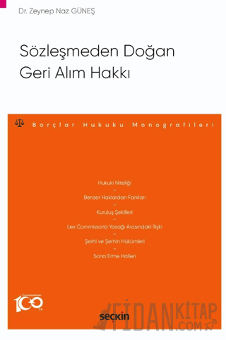 Sözleşmeden Doğan Geri Alım Hakkı