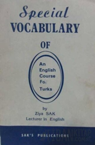 Special Vocabulary for Turks Ziya Sak