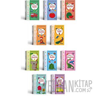 Spiralli Haydi Çizelim Boyayalım Serisi (10 Kitap)