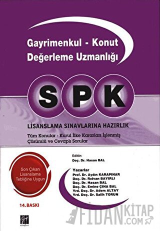 SPK Gayrimenkul - Konut Değerleme Uzmanlığı Adem Altay