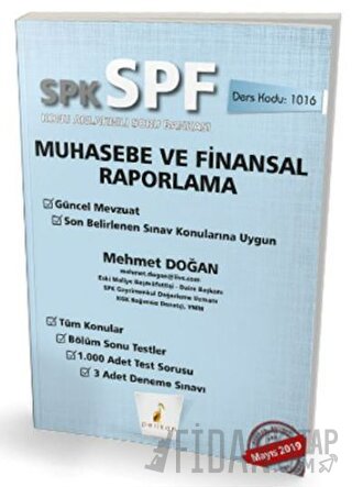 SPK - SPF Muhasebe ve Finansal Raporlama Konu Anlatımlı Soru Bankası