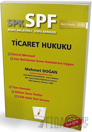 SPK - SPF Ticaret Hukuku Konu Anlatımlı Soru Bankası Mehmet Doğan