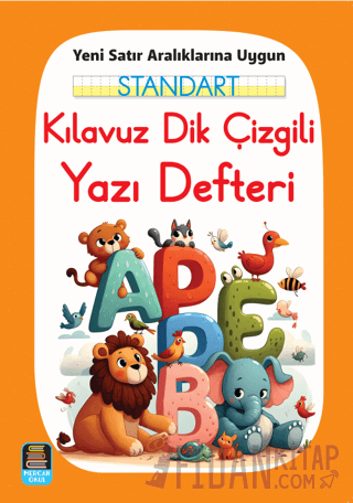 Standart Kılavuz Dik Çizgili Yazı Defteri (16x24 Ebat) Yeni Satır Aralıklarına Uygun