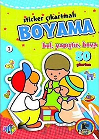Sticker Çıkartmalı Boyama (6 Kitap Takım)