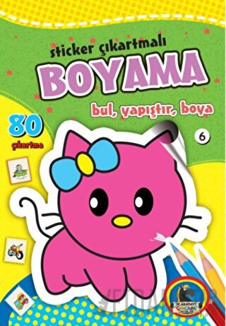 Sticker Çıkartmalı Boyama 6 Kolektif