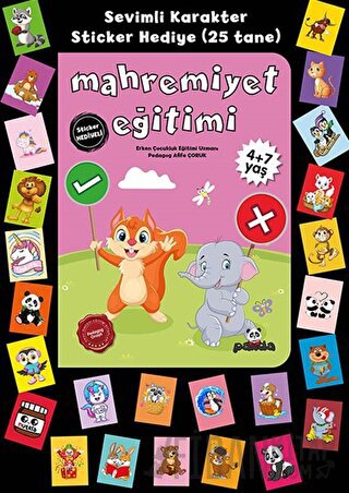 Stickerlı 4+7 Yaş Mahremiyet Eğitimi
