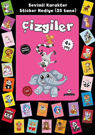 Stickerlı 4+ Yaş Çizgiler
