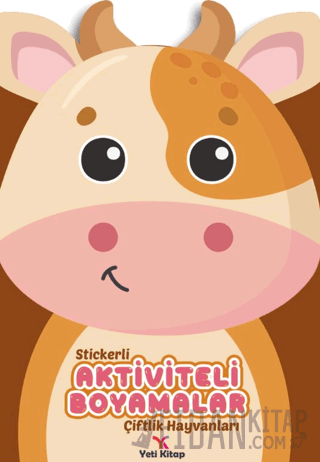 Stickerli Aktiviteli Boyamalar Çiftlik Hayvanları