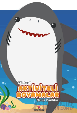 Stickerli Aktiviteli Boyamalar Deniz Canlıları