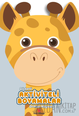 Stickerli Aktiviteli Boyamalar Orman Hayvanları