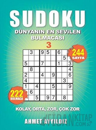 Sudoku - Dünyanın En Sevilen Bulmacası 3 Bertan Kodamanoğlu