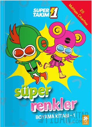 Süper 1 Takım: Süper Renkler Boya - 1