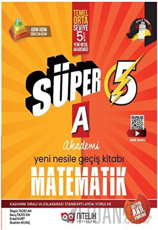 Süper 5. Sınıf Matematik A Yeni Nesile Geçiş Kitabı İbrahim Kılınç